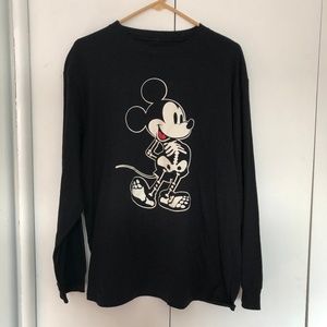 Mickey Mouse X-ray Long Sleeve T Size XXL